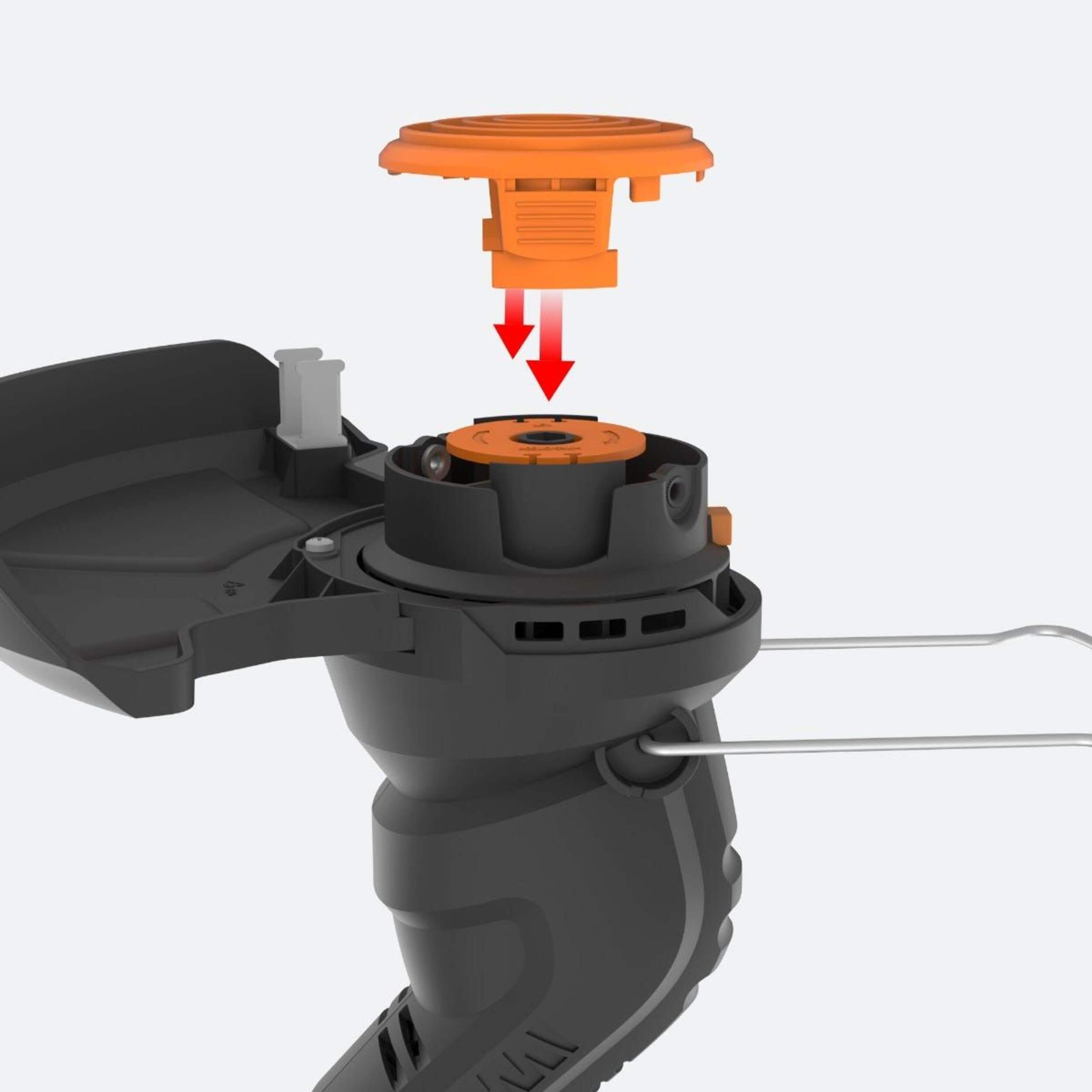 WORX WA0216 Spool Cap Cover for AC String Trimmers WG116, WG124