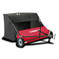 Troy-Bilt haute vitesse 42 po, 22 pi3 pi Balayeuse de pelouse tractable Front_Three_Fourths_Angled_Right