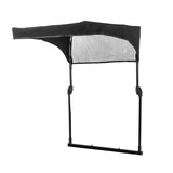 Arnold Universal Collapsible Sun Shade for Riding Mowers Front_Three_Fourths_Angled_Left