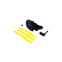 Nécessaire de déchiquetage d'équipement d'origine MTD pour tondeuses à siège et tondeuses RZT, modèles 2015 et après, 50 po Front_Angled_Left