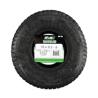 Atlas 18-in x 9.5-8-in Lawn Tractor Replacement Tire Front_Flat