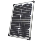 Coleman 30W 12V Crystalline Solar Panel Front_Angled_Left