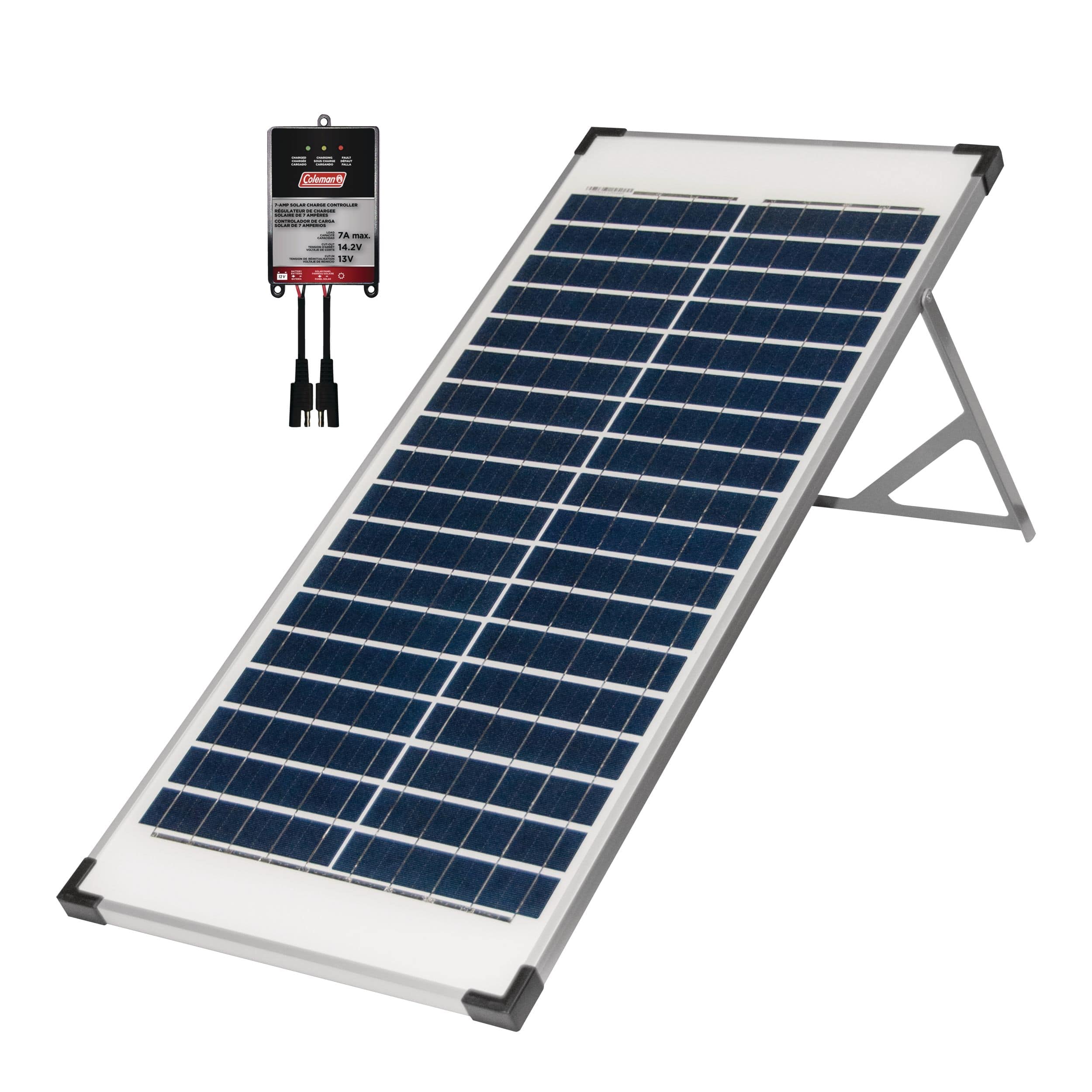 Coleman 40 Watt, 12V Portable Folding Solar Panel with Stand