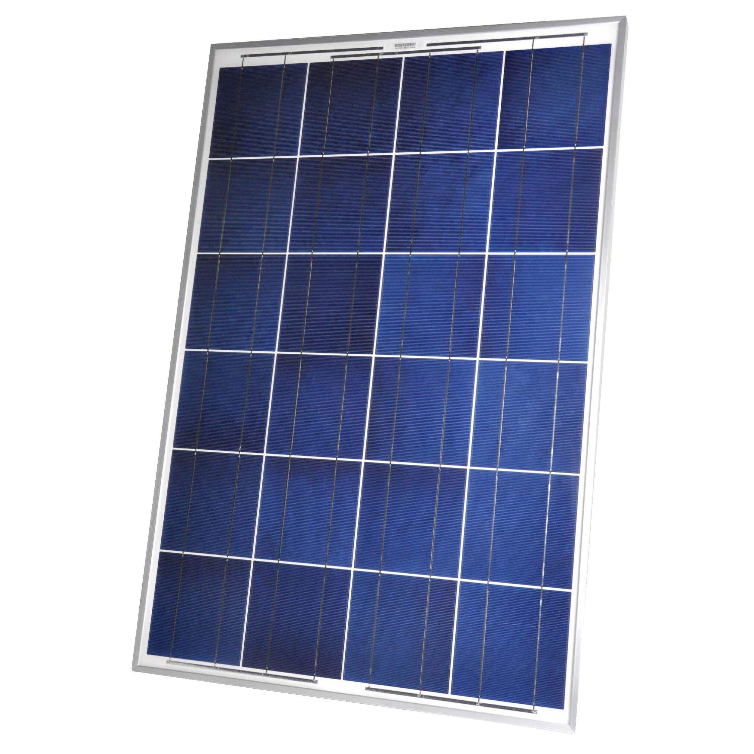 Coleman 100 Watt, 12V Crystalline Solar Panel Front_Angled_Left