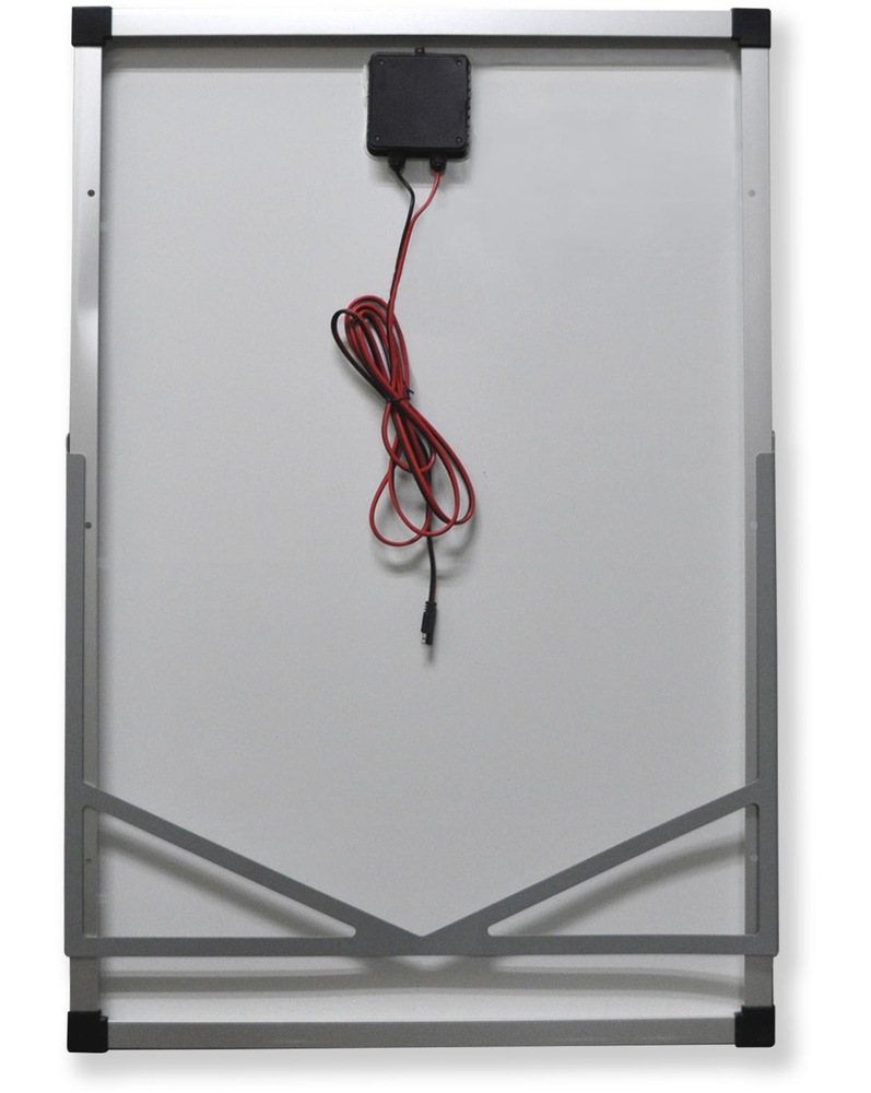 NOMA 100 Watt, 12V Crystalline Solar Panel Kit with Stand and Charge