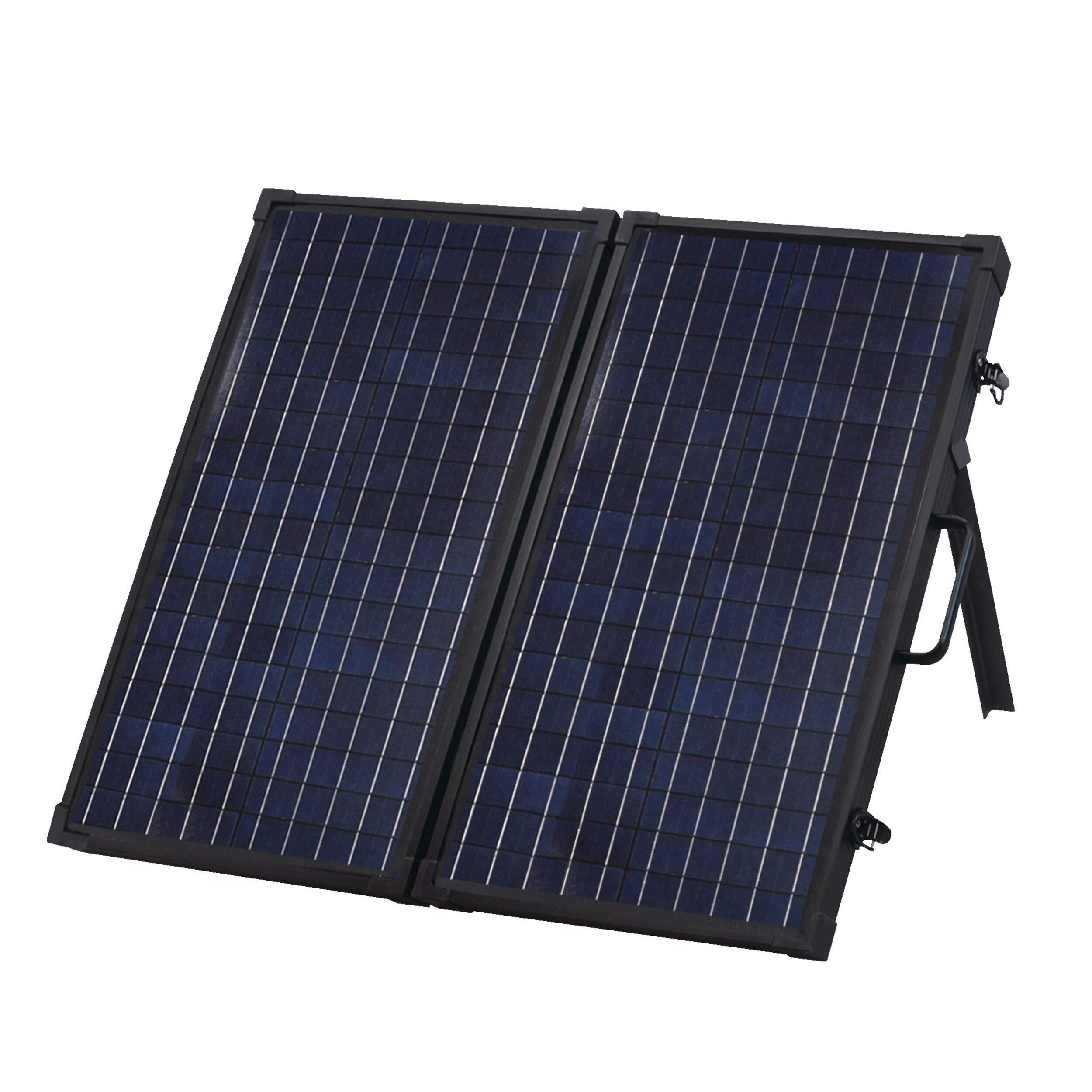 Coleman Solar Panel, Crystalline Briefcase Style, 60W Front_Three_Fourths_Angled_Left