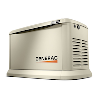 Generac 22KW Automatic Home Standby Generator  WiFi Enabled Powered by G-Force 1000 Series Engine Front_Angled_Left
