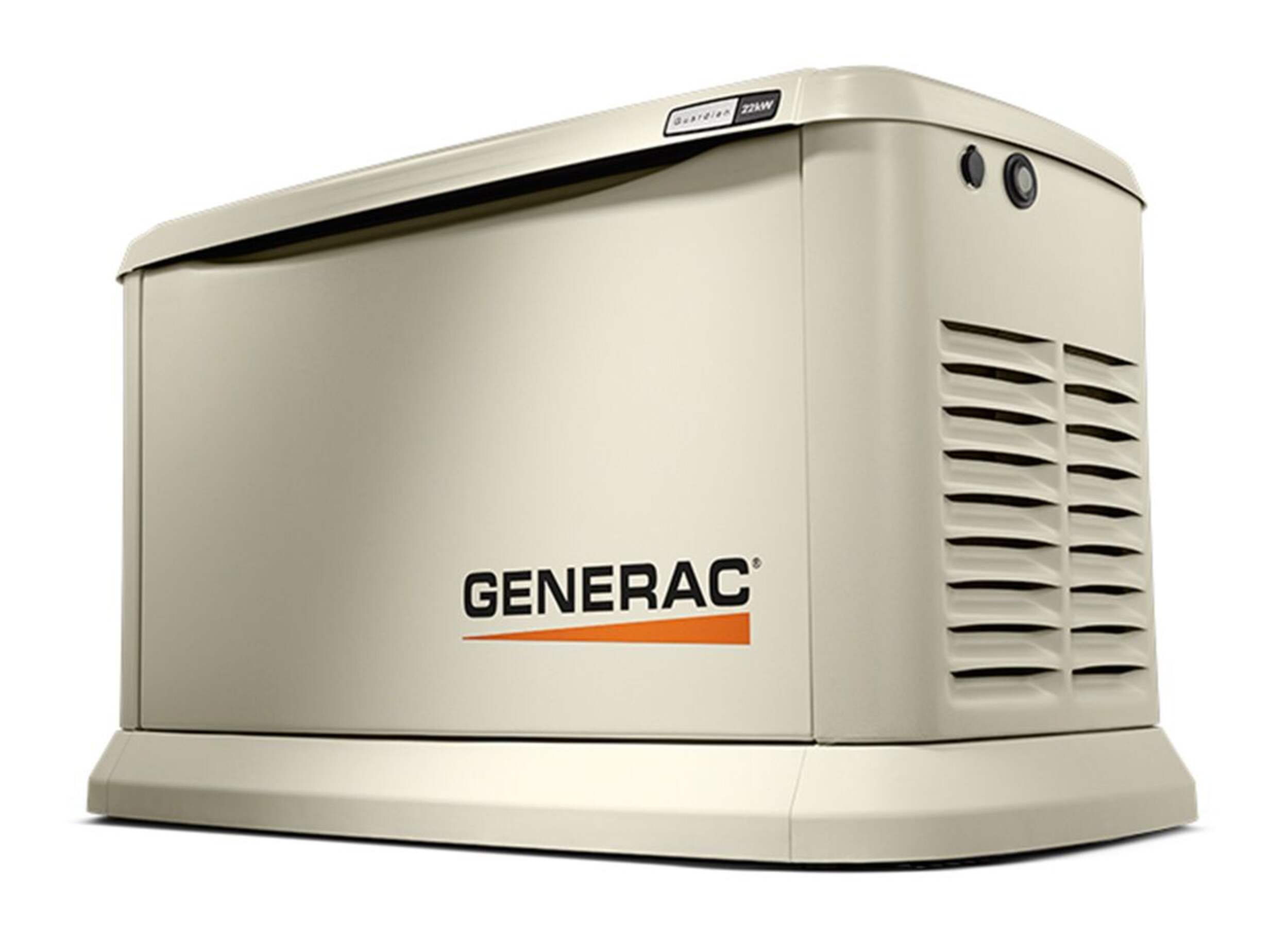 Generac 22KW Automatic Home Standby Generator  WiFi Enabled Powered by G-Force 1000 Series Engine Front_Angled_Left
