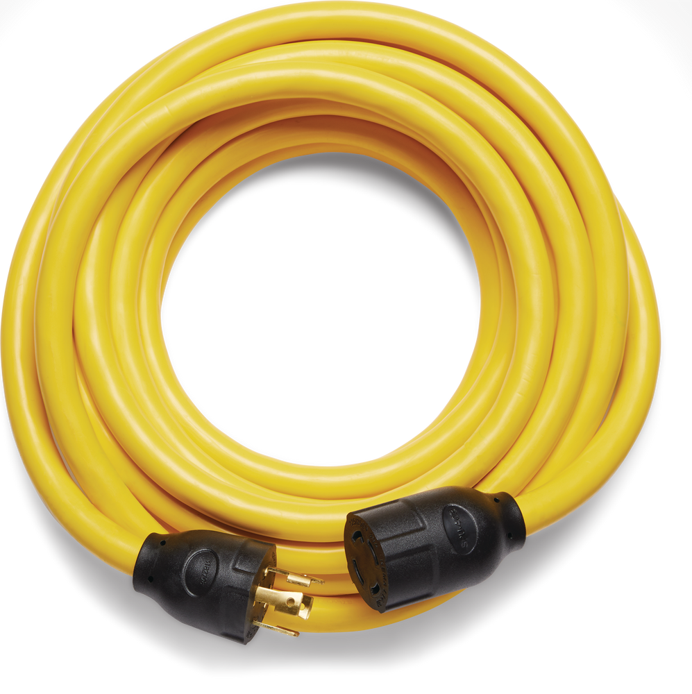 Mastercraft 10AWG, 30A L1430 Twist Lock Generator Extension Cord, 25