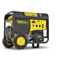 Champion Heavy Duty 6500W Generator Front_Three_Fourths_Angled_Right