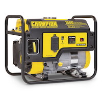 Champion 1200/1500 Watt Portable Gas Generator Front_Angled_Right