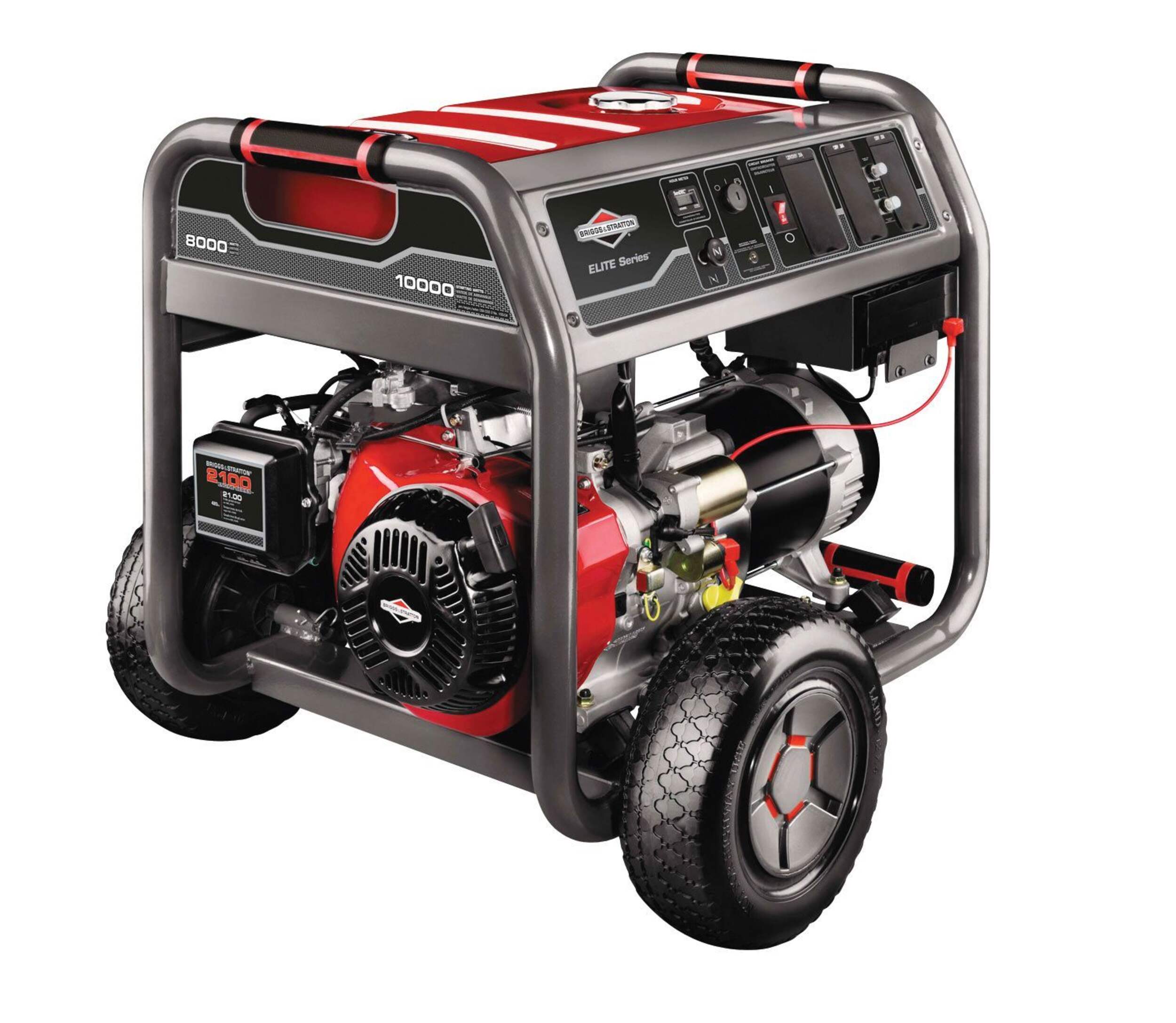 Briggs & Stratton 8000W Electric Start Generator Front_Three_Fourths_Angled_Right