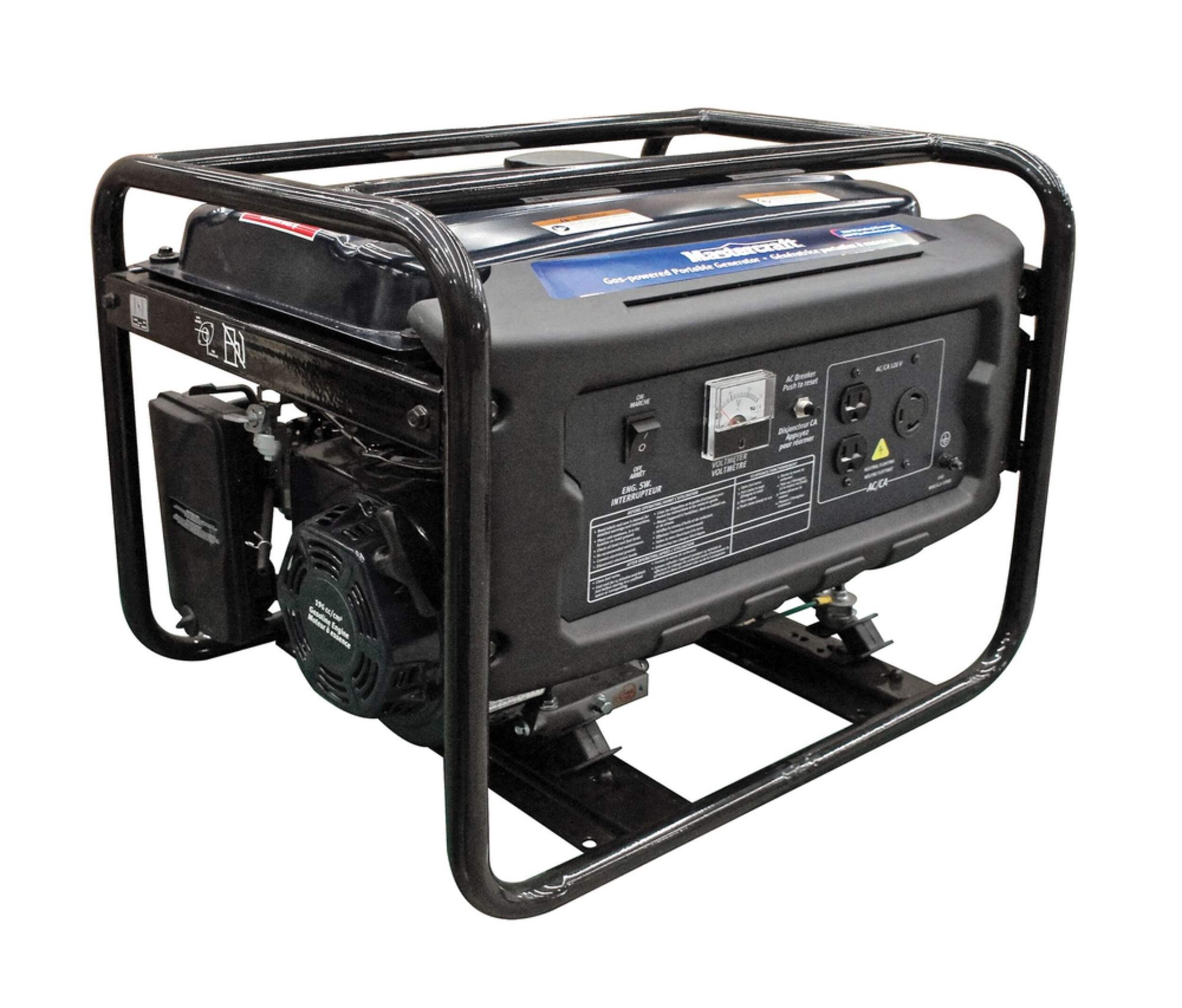 Mastercraft 3300/2400W 4stroke Generator Canadian Tire
