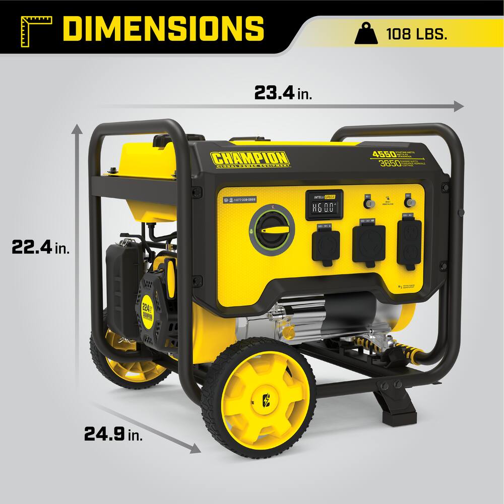 Champion 3650/4450 Watt Portable Generator, RV Ready | Canadian Tire