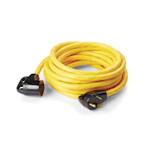 Mastercraft 30A RV Power Cord, 10/3C, 25-ft Front_Angled_Left