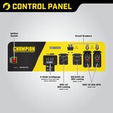 Champion 7500W/9375W Portable Generator with Honda Engine & CO Shield™ CloseUp