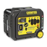 Champion 4000W/5500W Dual Fuel Portable Inverter Generator w/ CO Shield Front_Three_Fourths_Angled_Left