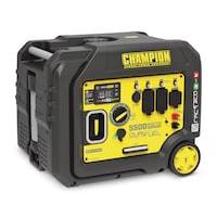 Champion 4000W/5500W Dual Fuel Portable Inverter Generator w/ CO Shield Front_Three_Fourths_Angled_Left
