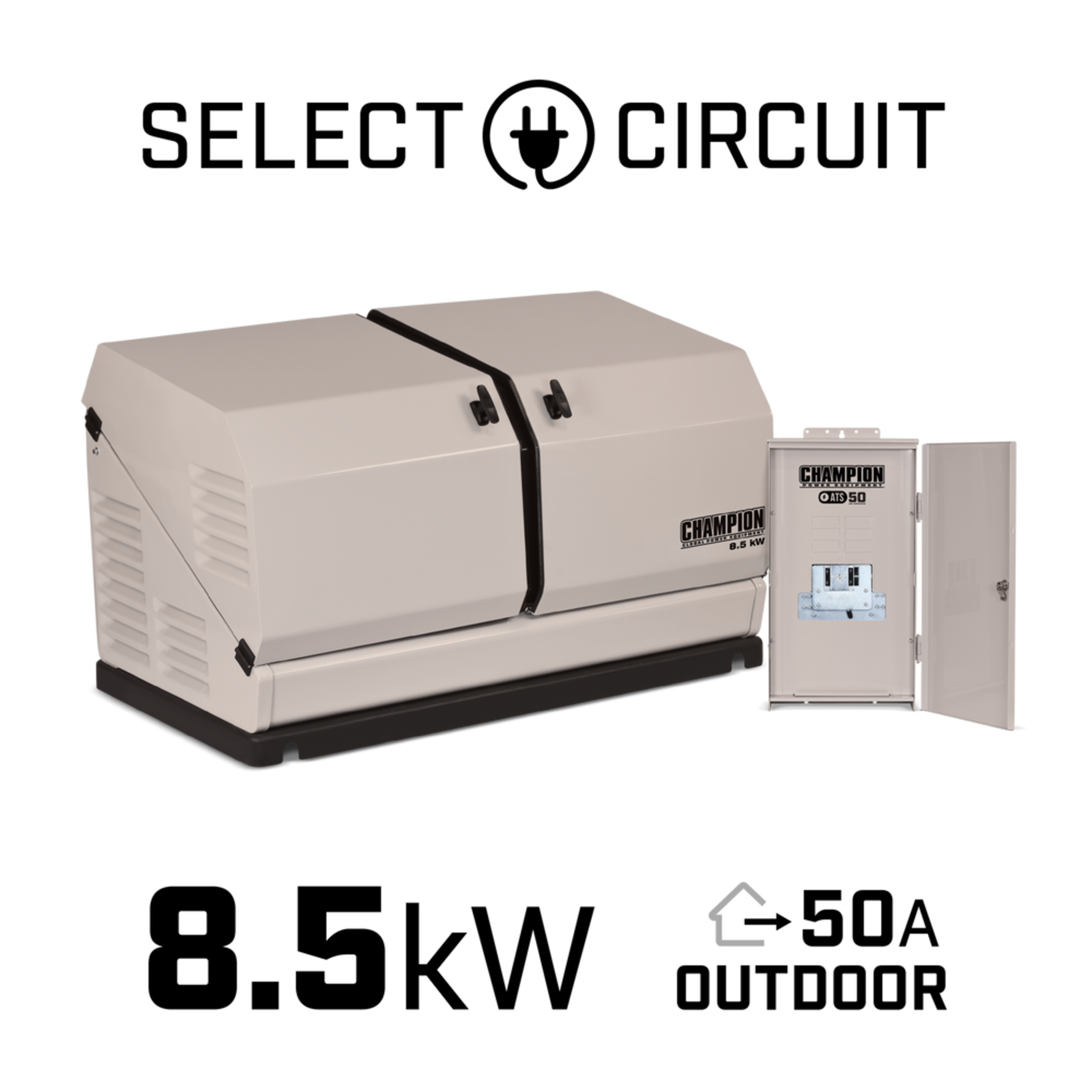 Champion 8.5 Kilowatt Automatic Home Standby Generator with 12 Circuit
