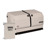 Système de génératrice de secours pour la maison Champion 14 kW avec commutateur de transfert automatique de 200 A Front_Angled_Right