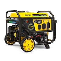 Champion 4000W/5000W Tri Fuel Portable Generator with CO Shield & Electric Start Front_Three_Fourths_Angled_Right