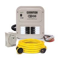 Champion Power-Rated Manual Transfer Switch, 30A Composite_or_Mixed
