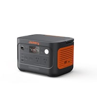Station d'alimentation portable Jackery Explorer 600 Plus pour le camping, les voyages en voiture et l'alimentation de secours, sortie de 800/1600 W, batterie de 632 Wh LiFePO4 Front_Angled_Left