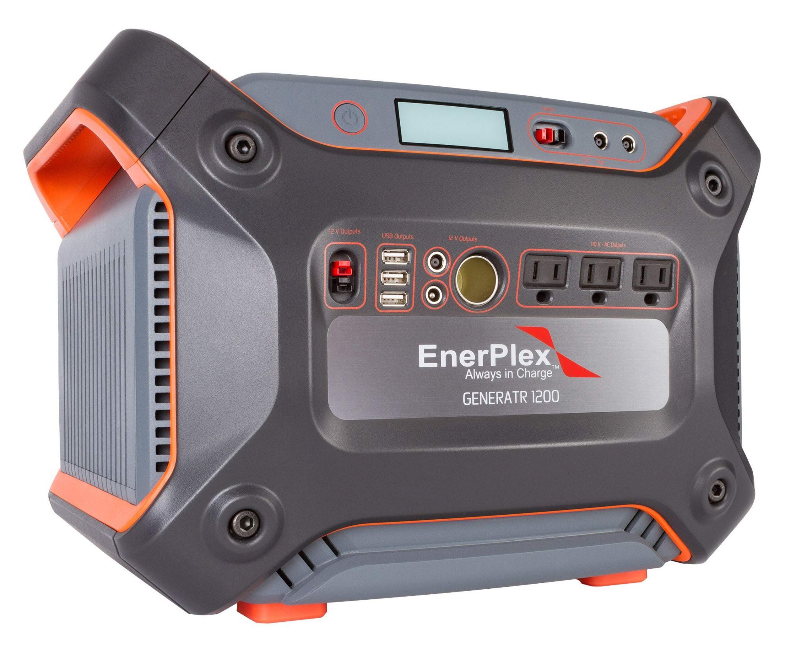 Enerplex Generatr 1200 Portable Solar Powered Generator Front_Three_Fourths_Angled_Right