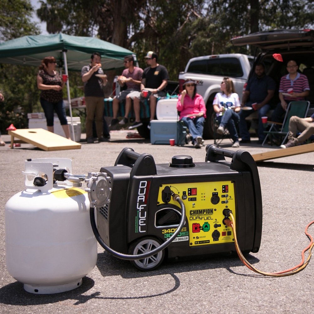 Champion 3060/3400 Watt Dual Fuel Inverter Portable Generator with