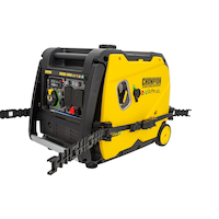 Housse de génératrice à ondulateur 2 000 à 5 500 W portative résistante aux intempéries Champion Storm Shield Front_Three_Fourths_Angled_Left