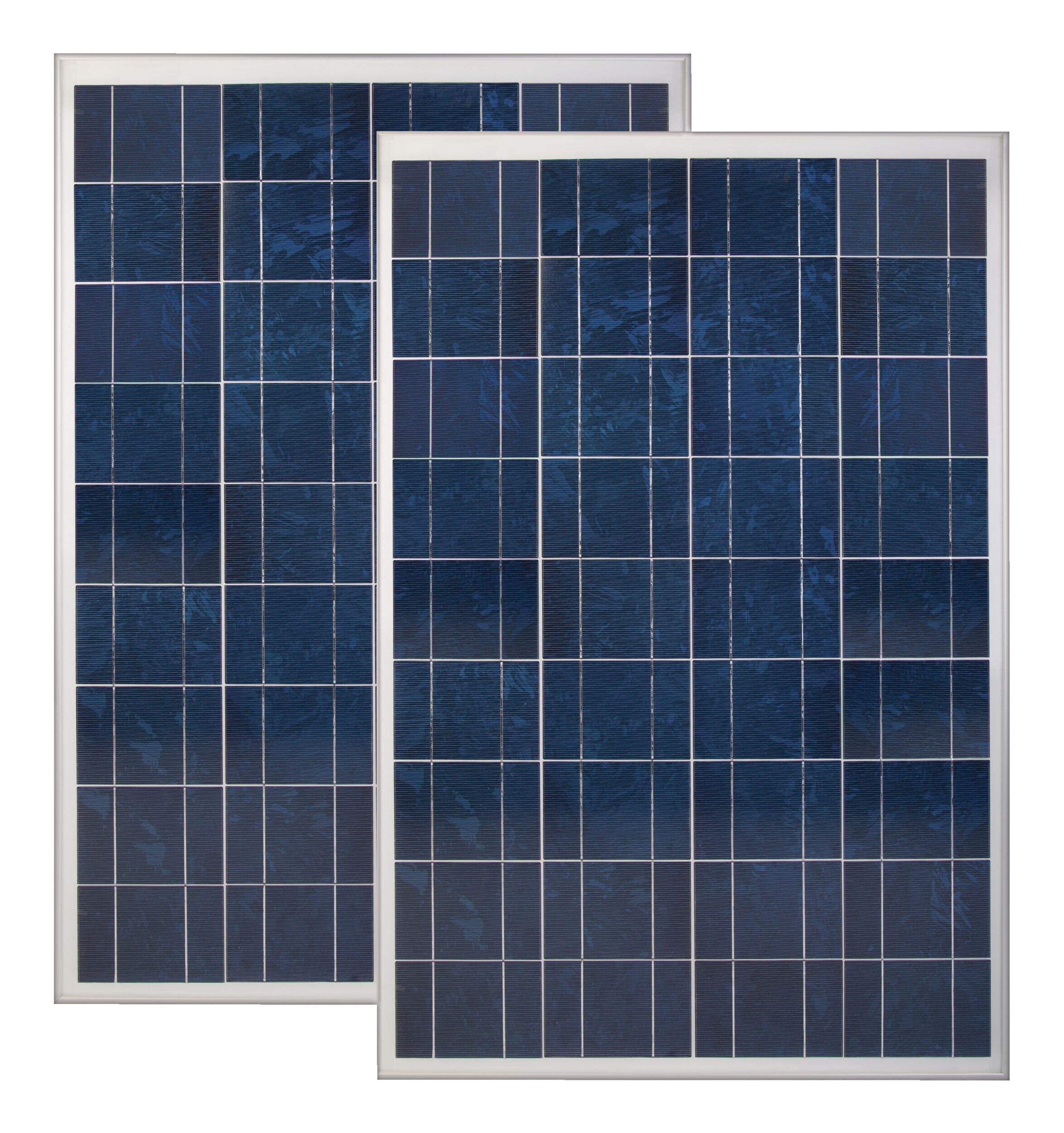Coleman 100 Watt, 12V Crystalline Solar Panel, 2-pk Front_Flat
