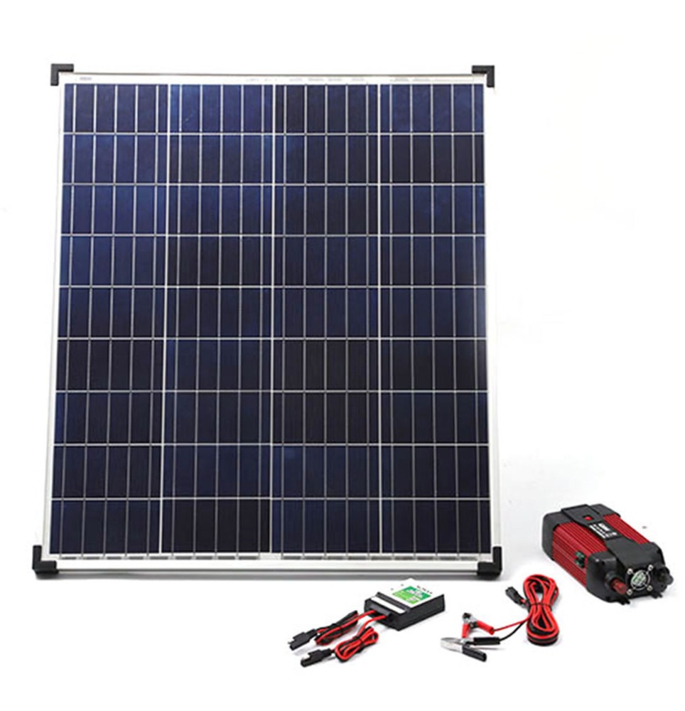 NOMA 80W Solar Panel Kit with Power Inverter Canadian Tire