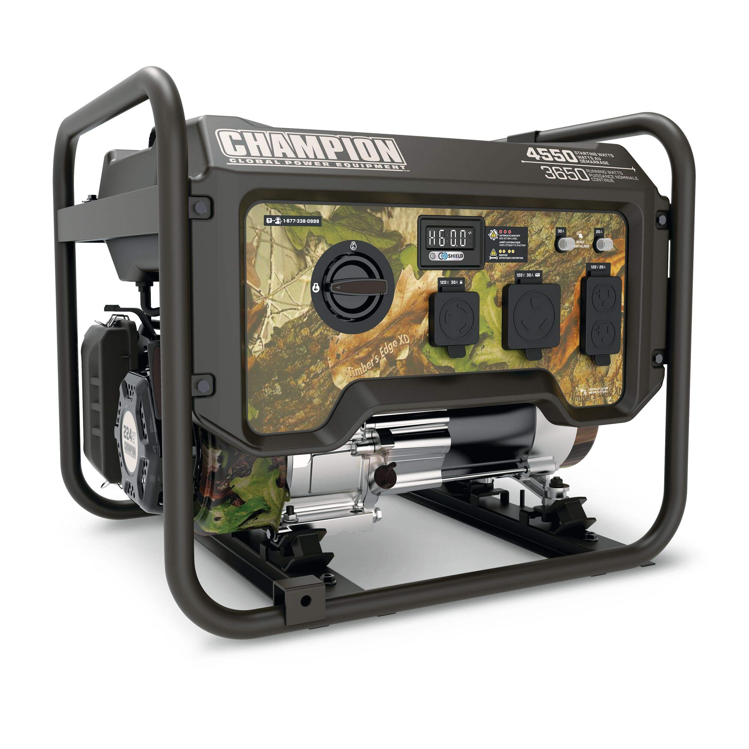 Génératrice portative Camouflage Champion 3 650 W/4 550 W avec