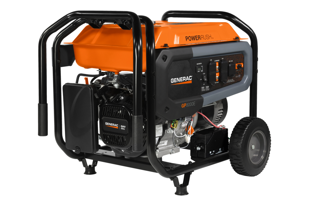 Génératrice portative Generac GP8000E avec démarrage électrique