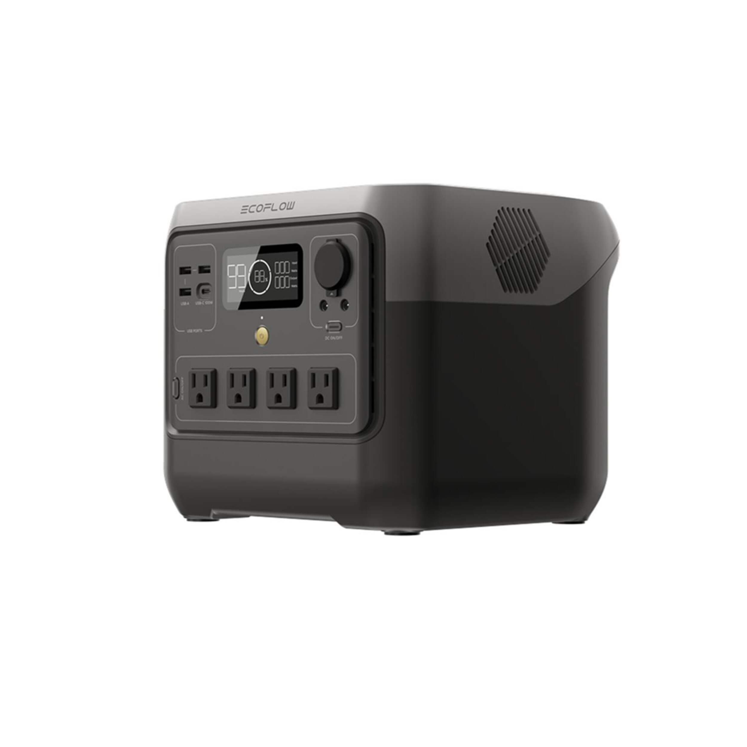 EcoFlow River 2 Pro 800/1600W 768-Wh Power Station Front_Three_Fourths_Angled_Left