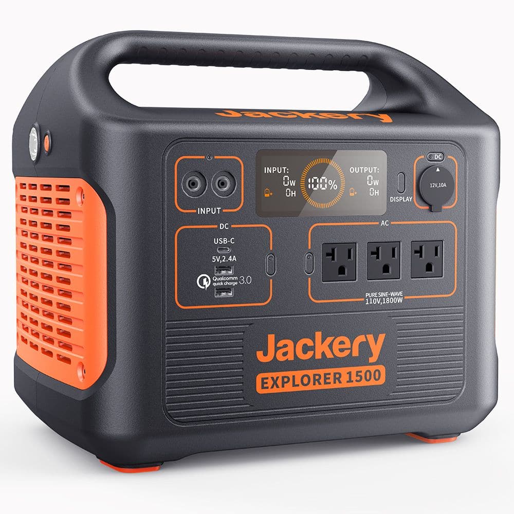 Jackery ポータブル電源1500｜大容量・高出力・選べる3つの充電