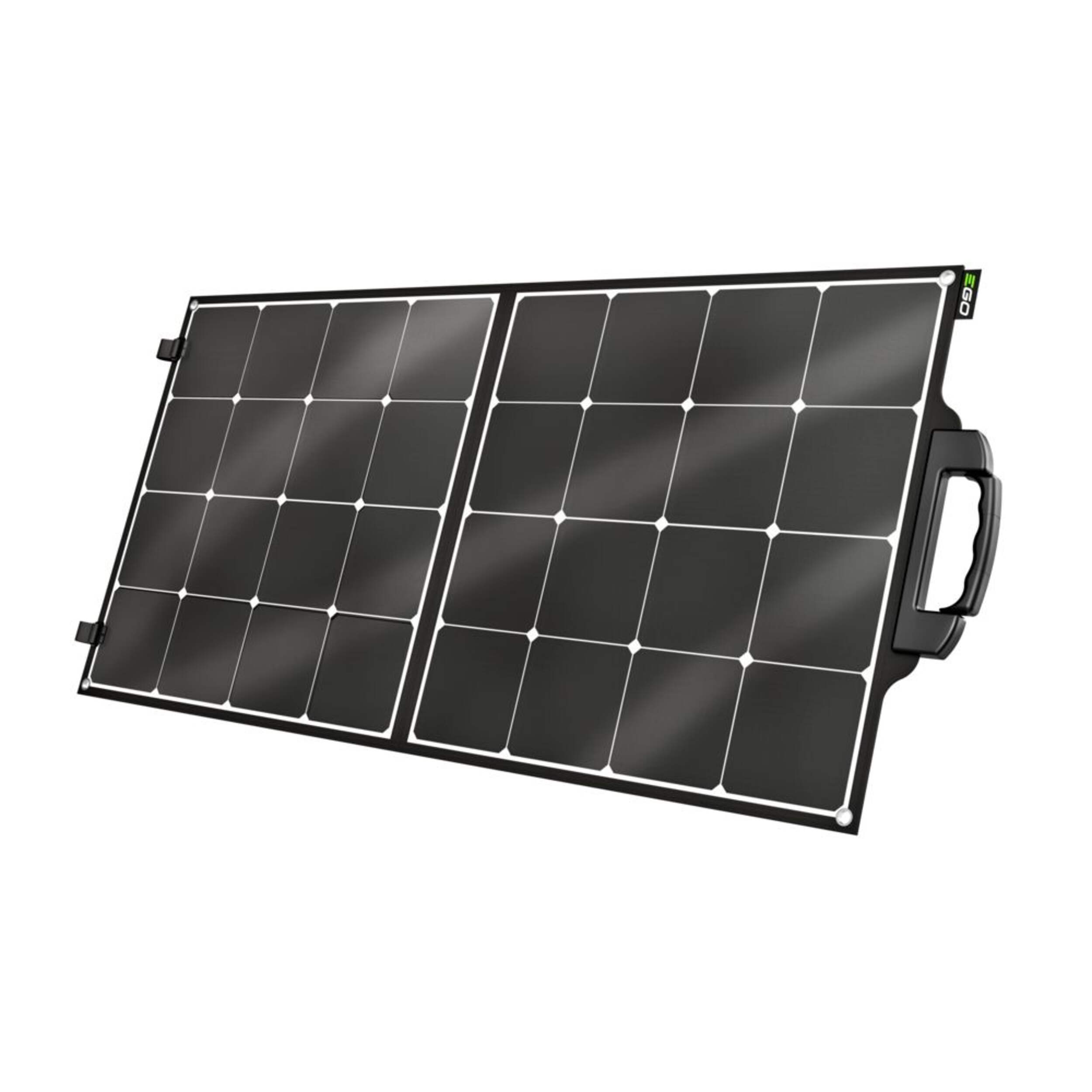 EGO POWER+ 56V 100W Portable Solar Panel for EGO POWER+ Nexus Power Station Front_Three_Fourths_Angled_Left