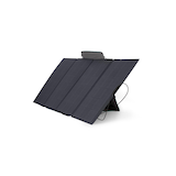 EcoFlow 400 Watt Monocrystalline Silicon Portable Solar Panel IP68 23% Efficiency Front_Three_Fourths_Angled_Left