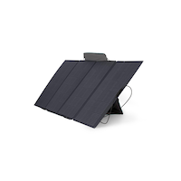 EcoFlow 400 Watt Monocrystalline Silicon Portable Solar Panel IP68 23% Efficiency Front_Three_Fourths_Angled_Left