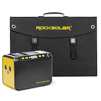 ROCKSOLAR 80W Solar Generator Kit with 80W Power Station + 30W Panel Composite_or_Mixed