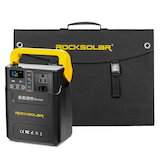 ROCKSOLAR 100W Solar Generator Kit with 100W Power Station & 30W Solar Panel Composite_or_Mixed