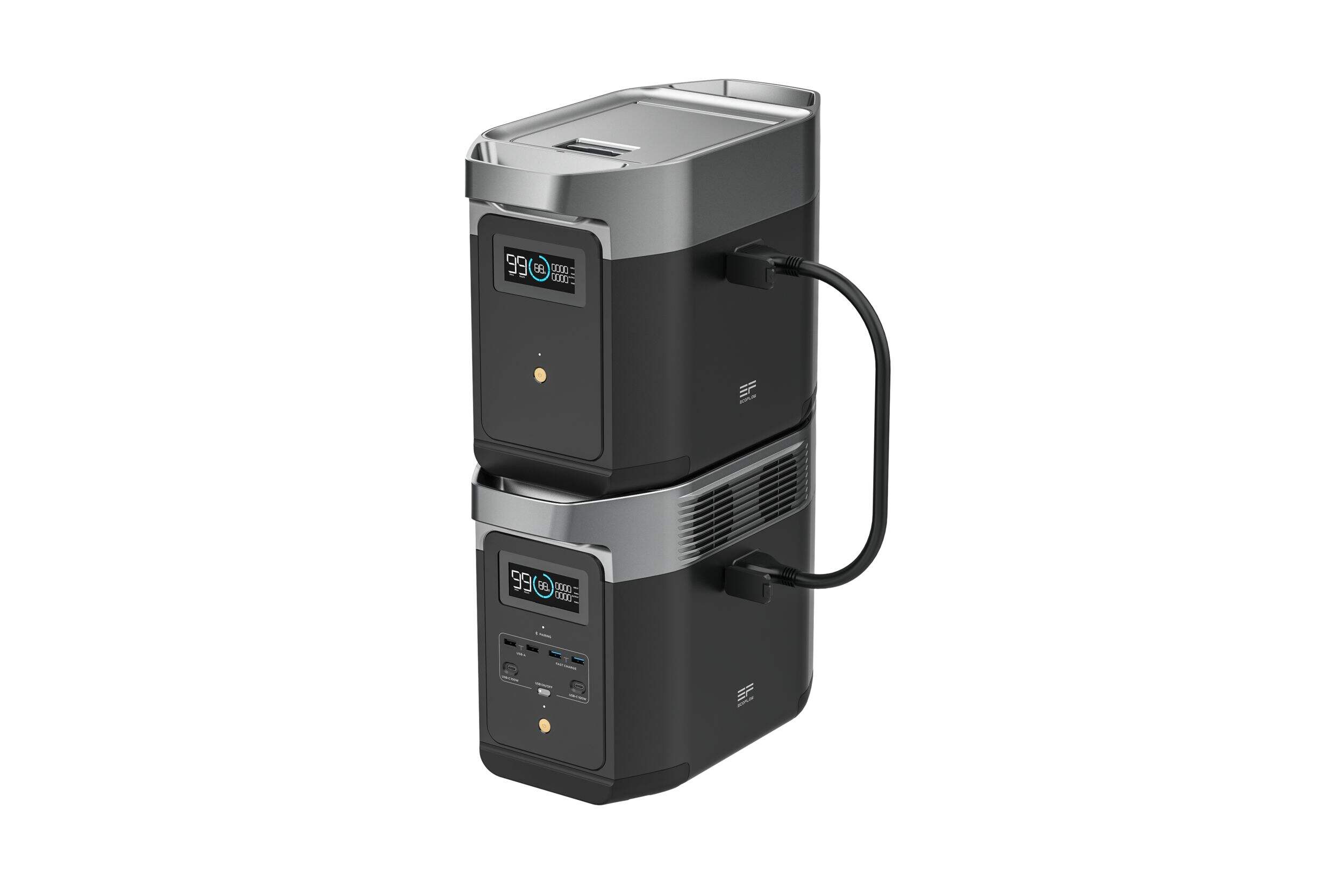 EcoFlow 1800W Output/2700W Surge 2048Wh Capacity Delta 2 Generator Ex