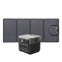 EcoFlow River 2 Pro 800/1600W LFP Solar Generator with 160W Solar Panel Bundle Composite_or_Mixed