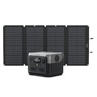 EcoFlow River 2 Max 500/1000W LFP Solar Generator with 160W Solar Panel Bundle Composite_or_Mixed