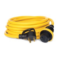 Champion 30A 125V Generator RV Cord, TT-30P to L5-30P, 30-ft Front_Elevated