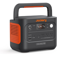 Jackery Explorer 1000V2 with 2 100W Solar Panels Front_Angled_Right