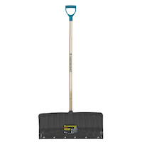 Yardworks Snow Shovel with Wear Strip, 26-in