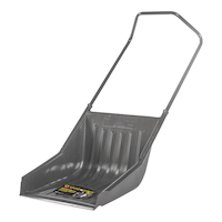 Yardworks HD Snow Shovel, Sleigh with Steel Wear Strip, 24-in