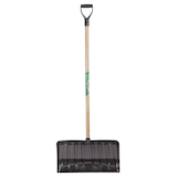 Pelle à neige certifiée avec poignée robuste et manche en bois massif, 21&nbsp;po Front_Flat