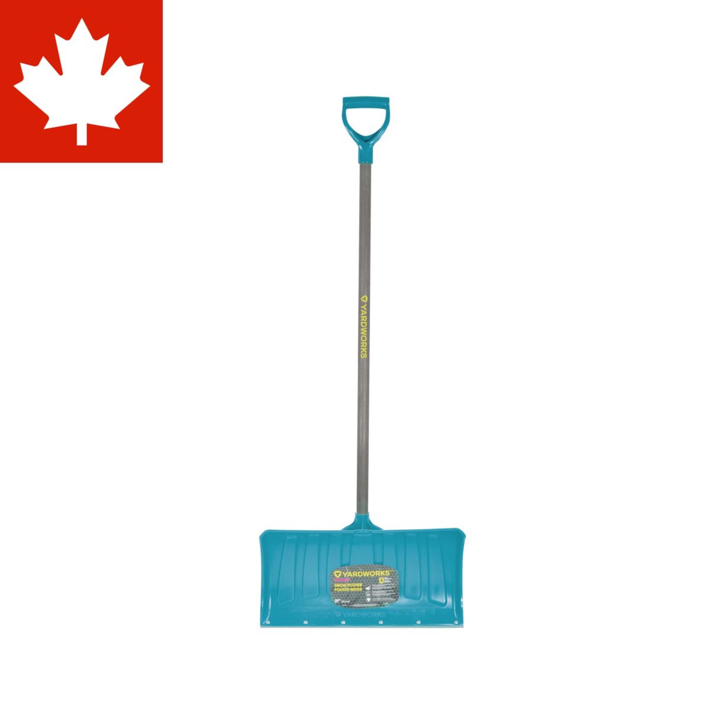 Pousse-neige Yardworks, SI, bande d'usure en acier, 21 po Front_Flat